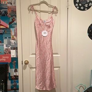 Princess Polly Silk Midi Dress